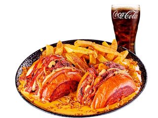 Екстра чізбургер меню (450g)