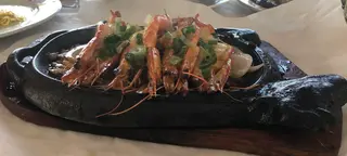 Langostinos Tigre a La Plancha
