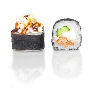 +СУШИ РОЛЛ С ЖАРЕНЫМ ЛОСОСЕМ(Вынос/ЯГВ) 