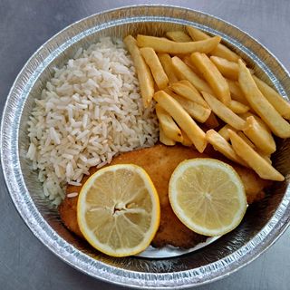 panado frango c/ batata+ bebida