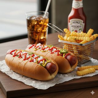 Hot Dogs With Fries