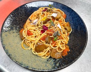 Spaguetti Con Carrillera 