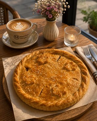 Слоеный пирог курица картофель (850г)
