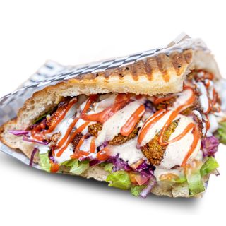 Sanduíche com Falafel