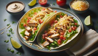 Tacos cu pui - 2 buc