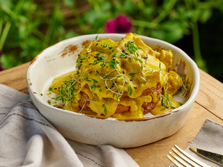 Деруни з томленою індичкою та грибами Гливи (300г)