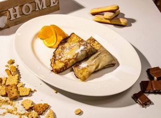 Clatite cu fructe de padure