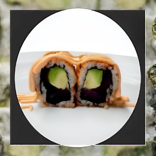 67 Aguacate Y Atún Con Picante Salsa Rosa (8 Uds.)