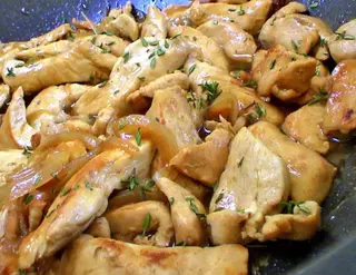 Plat Émincé De Poulet