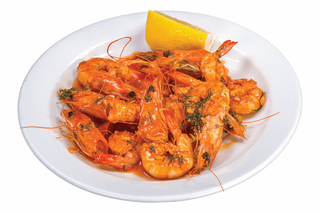 Скариди на тиган -  кралски белени  (200г)