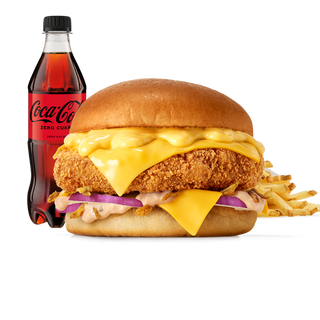 Cheddar Melt Crispy Supreme w zestawie