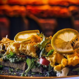 Tostada Egguacado Fiesta