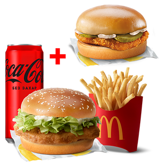 МАКЧИКЪН™ МАКМЕНЮ™ + ПИЛЕШКИ БУРГЕР