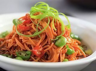 Ensalada de flores de setas
