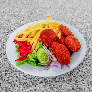 Falafel Prato Menu