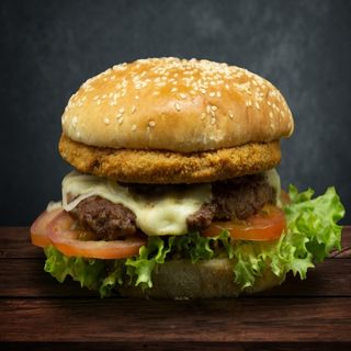 Hamburguesa Carne Y Pollo