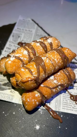 Tequeños de Nutella 