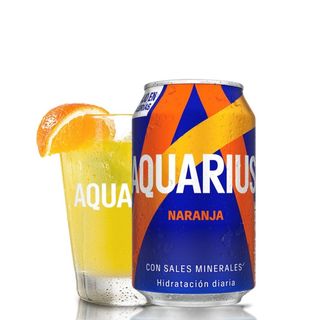 Aquarius Naranja lata 330ml.