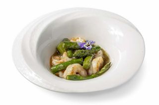 797. Gamberi agli asparagi