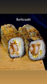 Burito krewetka w tempurze