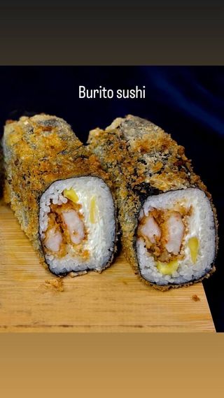 Burito krewetka w tempurze