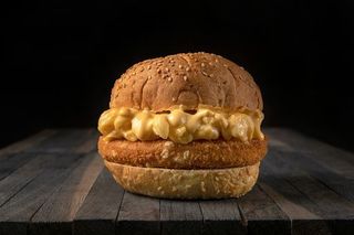 Mac & Cheese Chicken Burger