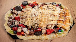 Platou clatite pentru 7 persoane