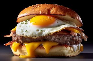Cheese Burger Oeufs