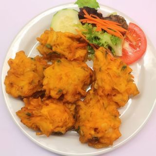 Onion bhajia(vegano)