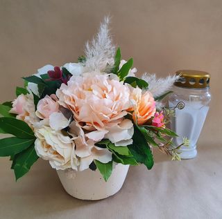 Trajni grobni aranžman - pastelni