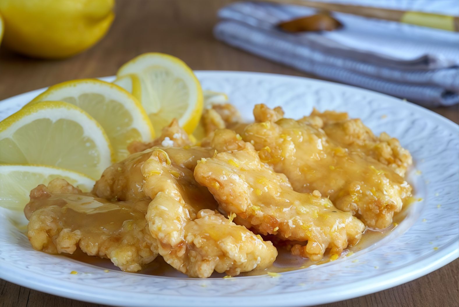 Pollo Con Salsa De Limón