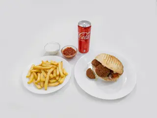 Menu panino falafel