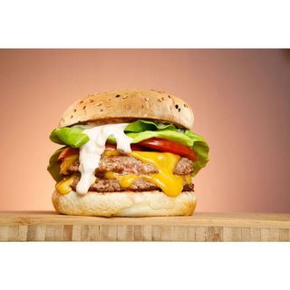 Smashed Beef, Aged Cheddar, Tomato,