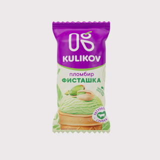 Мороженое «Фисташковый пломбир» в вафельном стаканчике (90 гр.)