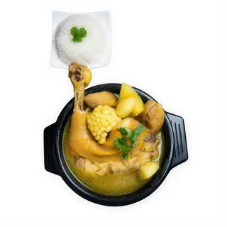 Sancocho de gallina+Arroz 