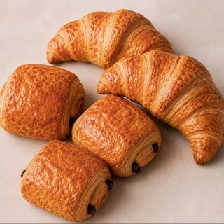 Pack mixte 3 pains au chocolat et 2 croissants