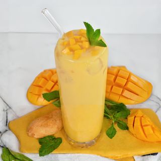 Jus de mangue au lait