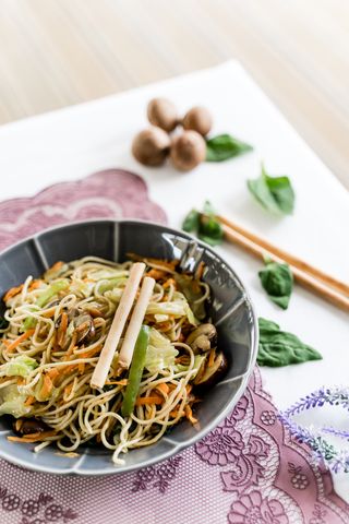 Massa Quente Vegetariana de Legumes