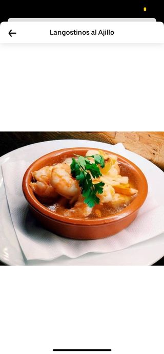 Langostinos al ajillo