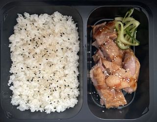 Rata coapta hoisin bento