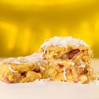 Tortilla de Coliflor, Guanciale y Queso