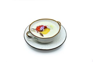 Каша рисовая с кусочками персика