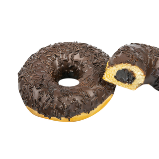 Շոկոլադային միջուկով և կոնֆետներով դոնաթ