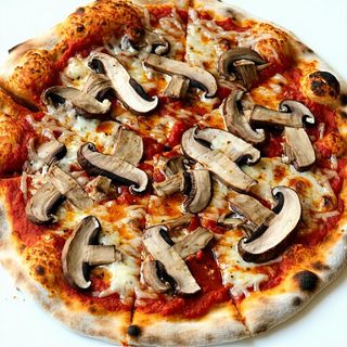 Pizza cotto e porcini