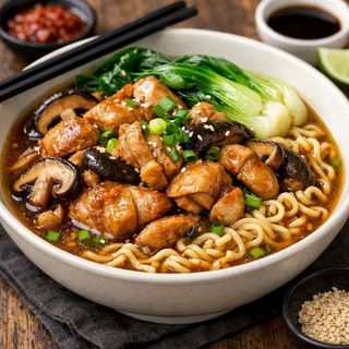 Ramen de Pollo y Shiitake