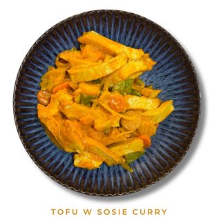 Tofu w sosie curry
