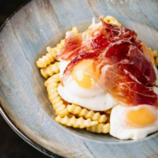 OUS TRENCATS AMB PALETA IBÈRICA