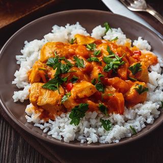 Piept de Pui Thay-Curry cu orez basmati