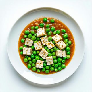 Matar paneer