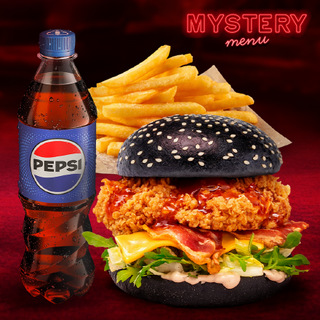 Mystery Burger Menu